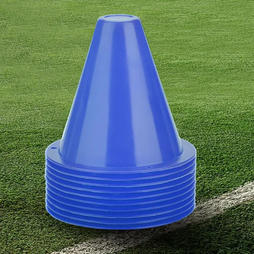 Vista 8 de Paquete de 10 conos de entrenamiento de fútbol, accesorios de soporte, juego de marcado de obstáculos