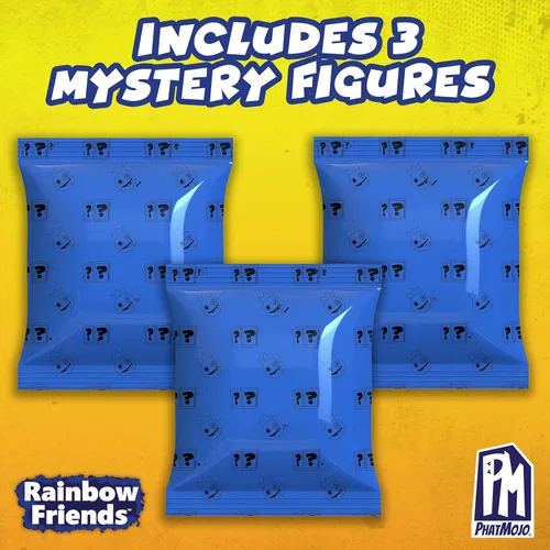 Vista 5 de Rainbow Friends - Set coleccionista de minifiguras de 10 unidades (10 figuras coleccionables, Serie 2)
