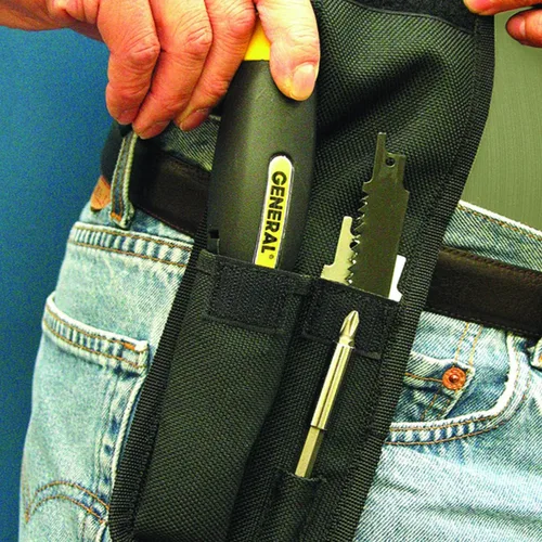 Vista 9 de General Tools Juego de destornillador/sierra multiusos 4 en 1 de 14 piezas #86014, compacto y portátil para camping, coche, hogar