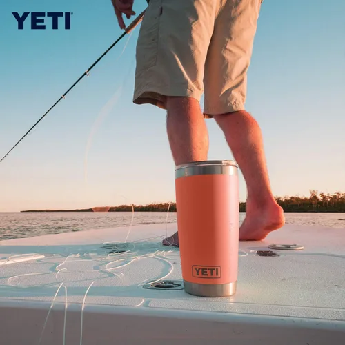 Vista 7 de Yeti Rambler - Vaso de 20 onzas, acero inoxidable, aislado al vacío con tapa MagSlider