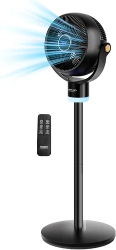 ROVSUN Ventilador de pie 3 en 1 para dormitorio, pedestal de 40 pulgadas y ventilador de mesa, ventilador oscilante omnidireccional de 120°+90° con