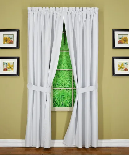 Vista 15 de Today's Curtain Horizon Cenefa opaca térmica, albaricoque, 58 pulgadas de ancho x 15 pulgadas de largo