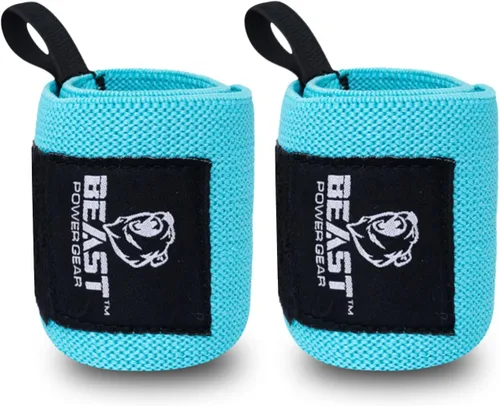 Improved Lifting Support & Stability - Gym Wrist Wraps for Weightlifting 14" Premium Quality Hand Wraps with Thumb Loop - Weight Lifting Wrist Wraps