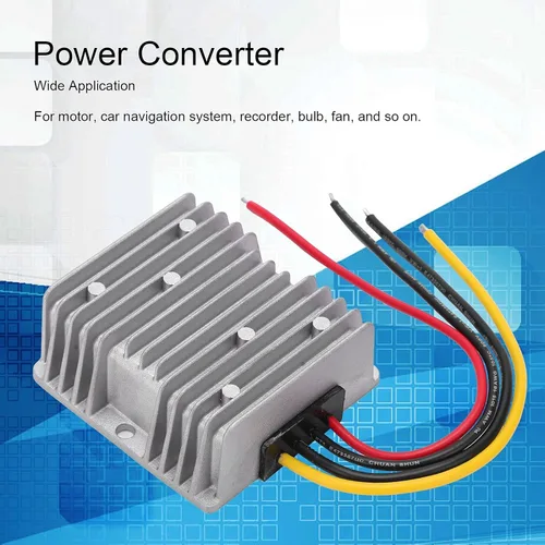 Vista 4 de Adaptador convertidor de corriente DC de 24 V a 12 V -20A 240 W impermeable IP68 Regulador de voltaje Módulo de fuente de alimentación para motor RV