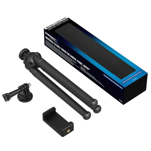 Vista 8 de SABRENT Universal Flexible Tripod Standard Tripod Mount [GoPro Mount Adapter Included] (TP-FLTP)