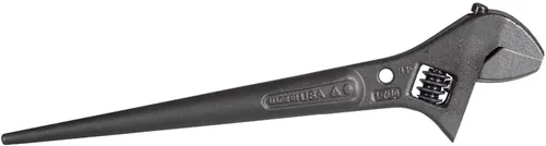 Vista 13 de Klein Tools 3227 Llave Ajustable Extra Ancha, Llave de Construcción Spud para Tuercas y Pernos de hasta 1-7/16 Pulgadas, 10 Pulgadas, con Orificio