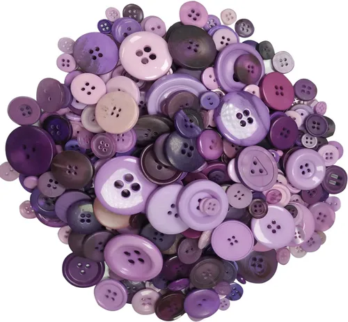 Vista 17 de Aproximadamente 600-700 piezas de botones navideños para manualidades con 2 y 4 agujeros, botones redondos para manualidades para decoraciones