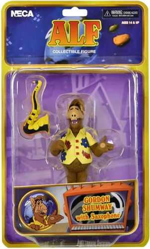 Vista 4 de NECA Alf 6" Toony Classic Figura - Saxofón Alf