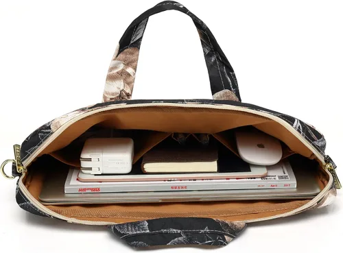 Vista 3 de DACHEE Bolso de hombro para laptop Macbook Pro de 15 pulgadas/15.6 pulgadas