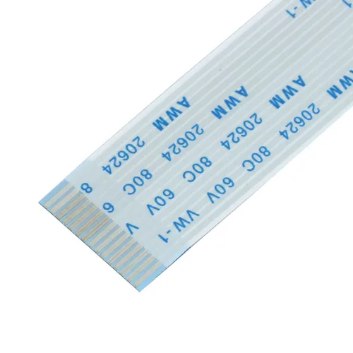 Vista 3 de uxcell A Tipo 0.039 in de espaciado FFC Cable de cinta 15 Pin Flexible Flat Cable Fop Face Connect Cable de alambre, 3.543 in, 10 piezas