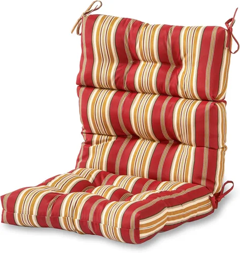 Vista 142 de Greendale Home Fashions Aloha - Cojín para silla de respaldo alto para exteriores de 44 x 22 pulgadas