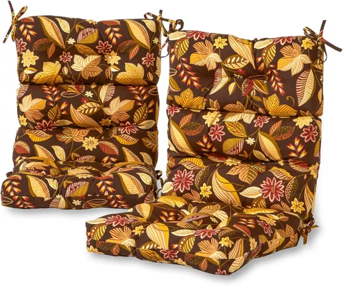 Vista 51 de Greendale Home Fashions Aloha - Cojín para silla de respaldo alto para exteriores de 44 x 22 pulgadas