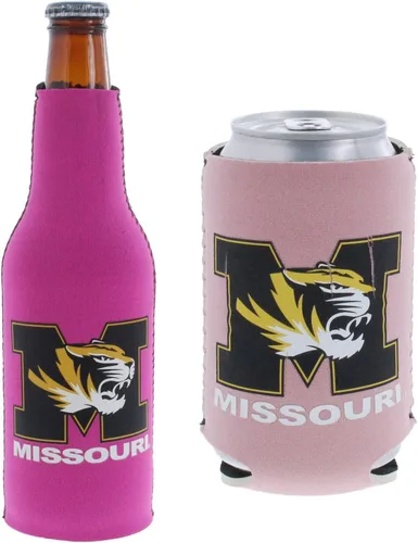 Vista 122 de College Team Color Logo Can & Bottle Holder Insulator Beverage Cooler Set