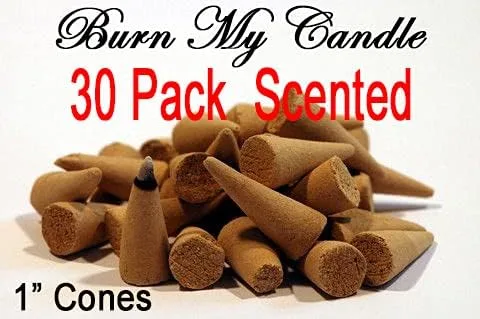 Vista 2 de Palitos de incienso de arándano con aroma pesado, hecho a mano, paquete de 30, marrón, 1 pulgada