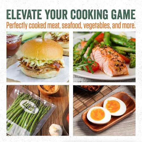 Vista 5 de LEM Productos Cocina Sous Vide, Circulador de inmersión de acero inoxidable con pantalla digital, cocina de precisión, máquina de cocción