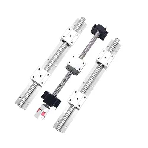 Kit de tornillo de bola de 0.787 in, juego de rieles guía lineal L 57.48 pulgadas / 57.480 in, tornillo de bola antiholgura SFU2005 RM2005 + 2 guía