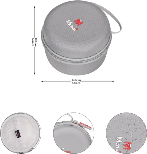 Vista 8 de Mchoi Estuche rígido adecuado para máquina de sonido de ruido Momcozy/Brown Noise/Hatch Rest, solo funda