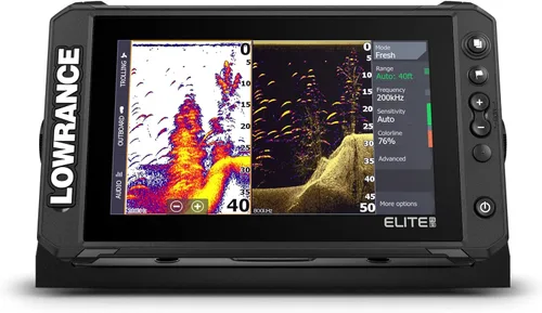Vista 11 de Lowrance Elite FS Fishfinder/Chartplotter, Available with and Without Transducer