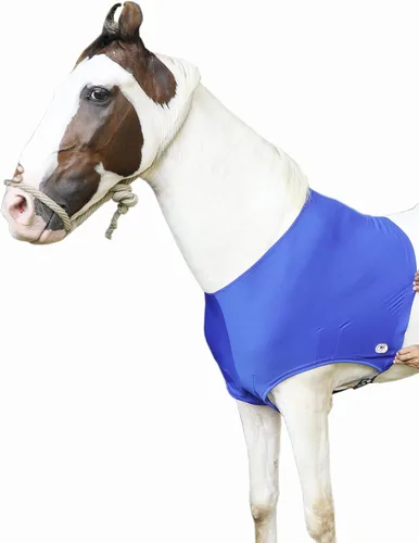 Vista 8 de Majestic Ally Protector y protección de hombro de caballo de elastano/elastano elástico en 4 direcciones (L, negro)