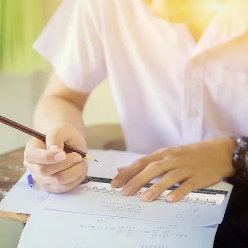 Vista 5 de 2 reglas plegables de 11.8 in/12 pulgadas, regla de medición de ángulo plegable de acrílico múltiple, transparente, flexible, en blanco y negro