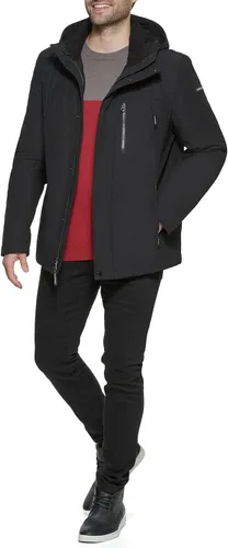 Vista 2 de Calvin Klein de los hombres sistemas de Rip Stop 3 en 1 chaqueta