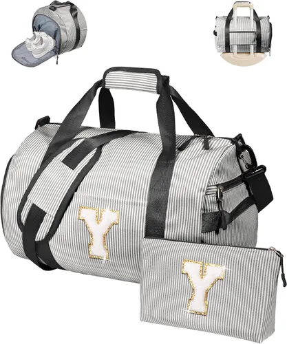 Regalo para Adolescentes, Bolsa de Viaje para Niñas, Bolsas de Fin de Semana para Niños con Compartimento para Zapatos, Bolsa de Fin de Semana