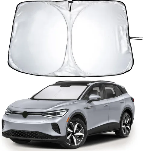 Vista 301 de EcoNour - Parasol plegable para parabrisas de Toyota Tacoma 2016-2025 2026, accesorios para camioneta de 2 puertas y 4 puertas, protector de visera