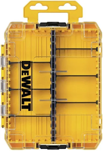 Vista 4 de DEWALT Caja de herramientas, organizador de estuche rígido, mediano, 8 compartimentos, para herramientas pequeñas y accesorios (DWAN2190)