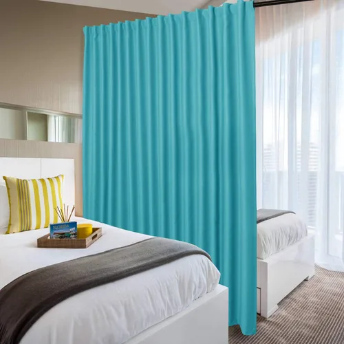 Vista 18 de DWCN - Cortinas para puerta corrediza de patio, cortinas extra anchas para puerta de vidrio, panel de cortina divisora de habitación con privacidad