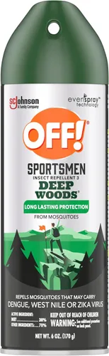 Vista 2 de OFF! Deep Woods Sportsmen - Spray repelente de insectos para caza, campamento y pesca, 6 onzas (paquete de 2)