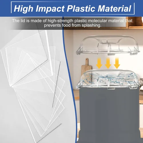 Vista 5 de 106458S - Tapa de cuenco para cortador compatible con robot cupé R2, R2B, R2 DICE, R2N, R101B