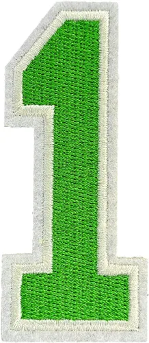 Vista 9 de 3 parches de números de 4.5 pulgadas, parche de números universitarios, apliques de números del 0 al 9 para ropa, vestido, sombrero, calcetines
