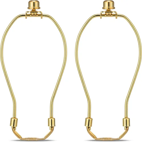 Vista 8 de Kit de soporte de arpa de lámpara de 8 pulgadas con remate y base de sillín desmontable de alta resistencia, juego de 2 accesorios de iluminación