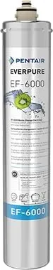 Everpure EV985550 EF-6000 Cartucho de repuesto para sistema de agua potable de flujo completo (paquete de 2)