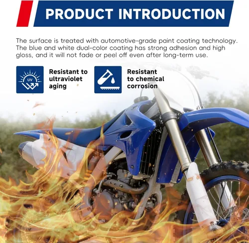 Vista 4 de Kit de carenado de cubierta lateral de guardabarros de plástico ABS para Yamaha TTR 50 TTR50 2006-2021