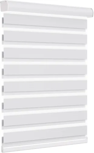 Vista 16 de Changshade Smart Motorized Zebra Blinds Blackout Remote Control Work with Alexa, Google Home, Apple Homkit, Custom Size Electric Power Indoor Window