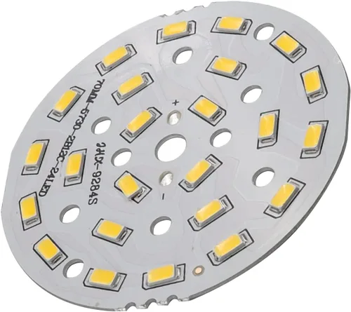 Vista 13 de Bettomshin Módulo de chip LED, tablero de aluminio, 12W 300mA blanco cálido 3000K lámpara de reflector de alta potencia, 2.56 pulgadas de diámetro
