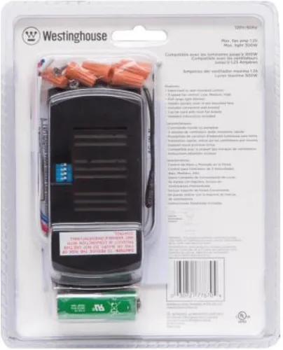 Vista 4 de Westinghouse 7787000 - Ventilador de techo y luz con control remoto., 7787000, 120.00 volts
