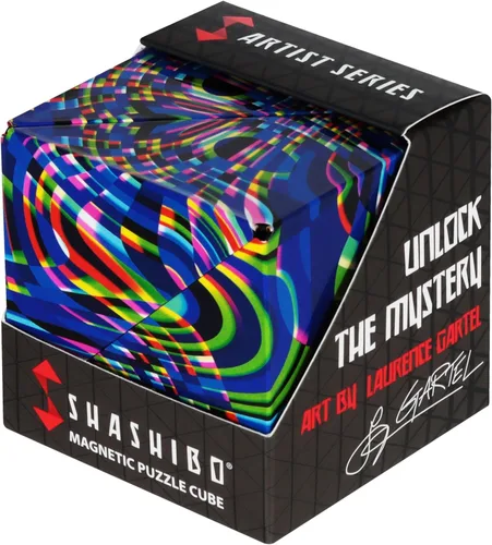 Vista 12 de Shashibo Caja que cambia de forma, galardonado juguete STEM con imanes ultra fuertes, el cubo de rompecabezas se transforma en más de 100 formas