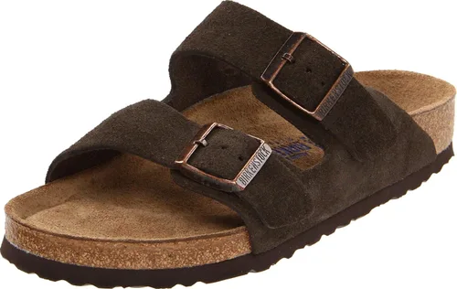 Vista 94 de Birkenstock Sandalias unisex Arizona con plantilla suave para adultos Negro (black Oiled Leather)