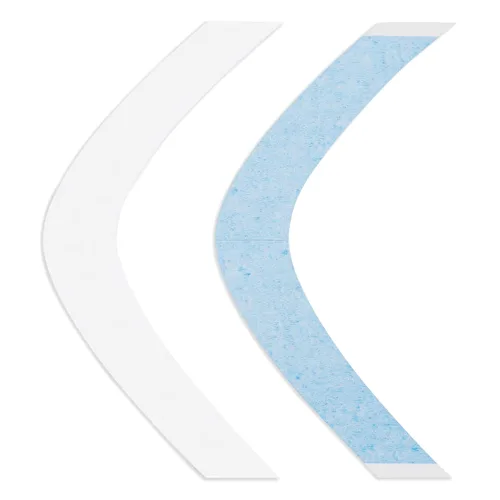 Vista 24 de Walker Tape Rollo de cinta de soporte frontal de encaje azul de 1/2 pulgada x 3 yardas, cinta de peluca de doble cara para pelucas de encaje, tupés