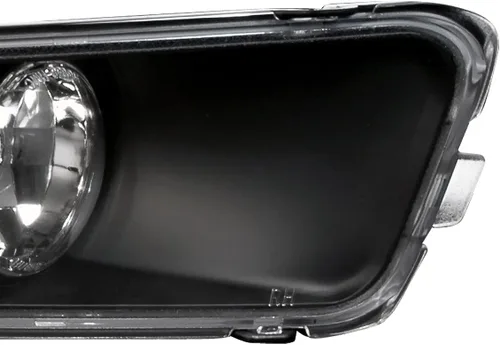 Vista 4 de SPEC-D TUNING Faros de parachoques con carcasa negra y lentes transparentes compatibles con Ford Mustang Gt V6 2005-2009, par de montaje izquierdo