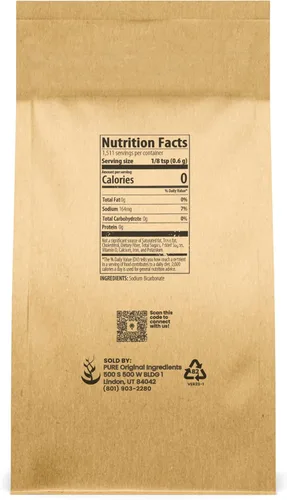 Vista 3 de Pure Original Ingredients Paquete de sal marina fina y bicarbonato de sodio, 2 libras cada uno, limpieza, puro, sin aditivos ni rellenos