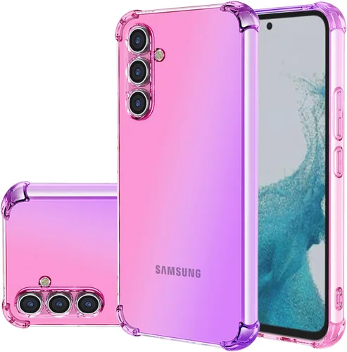 Vista 8 de Funda para Galaxy A54, Samsung A54 5G SM-A546U linda funda para niñas y mujeres, degradado, delgada, antiarañazos, funda protectora de TPU suave a