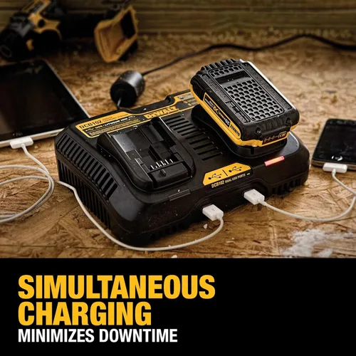 Vista 2 de DEWALT DCB102 estación de carga de 12V