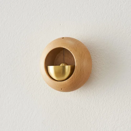Shopkeepers Campana para apertura de puerta, timbre magnético para negocios, adornos únicos y decoración colgante para enty, calcomanía de
