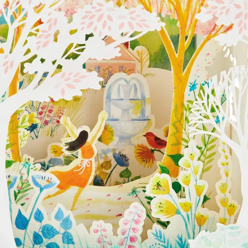 Vista 4 de Hallmark Paper Wonder - Tarjeta de cumpleaños desplegable para mujer (Día hermoso)