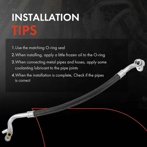 Vista 6 de A-Premium Conjunto de manguera de línea de succión de A/C compatible con BMW 228i 320i 328i GT xDrive, 428i xDrive Gran Coupe, L4 2.0L, Compressor