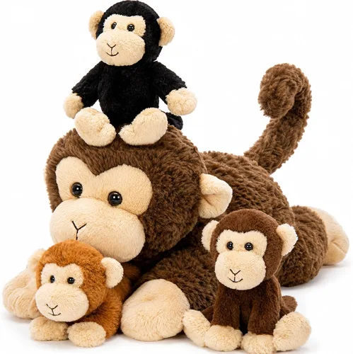 Vista 19 de MorisMos Teddy Bear Stuffed Animal, 13 Inch Bear with Backpack & 2 Babies