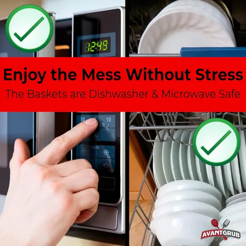 Vista 5 de Combo de cesta de comida rápida negra de estilo retro (paquete de 6) y forro de delicatessen a cuadros rojos (60 unidades). Las cestas clásicas